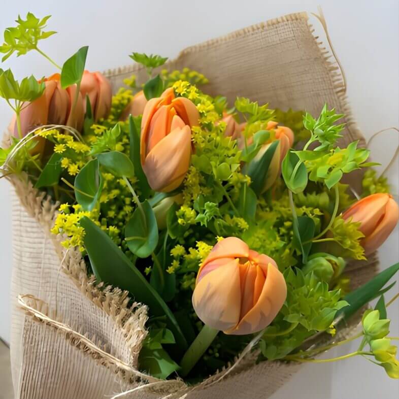 tulip bouquet for valentine's day