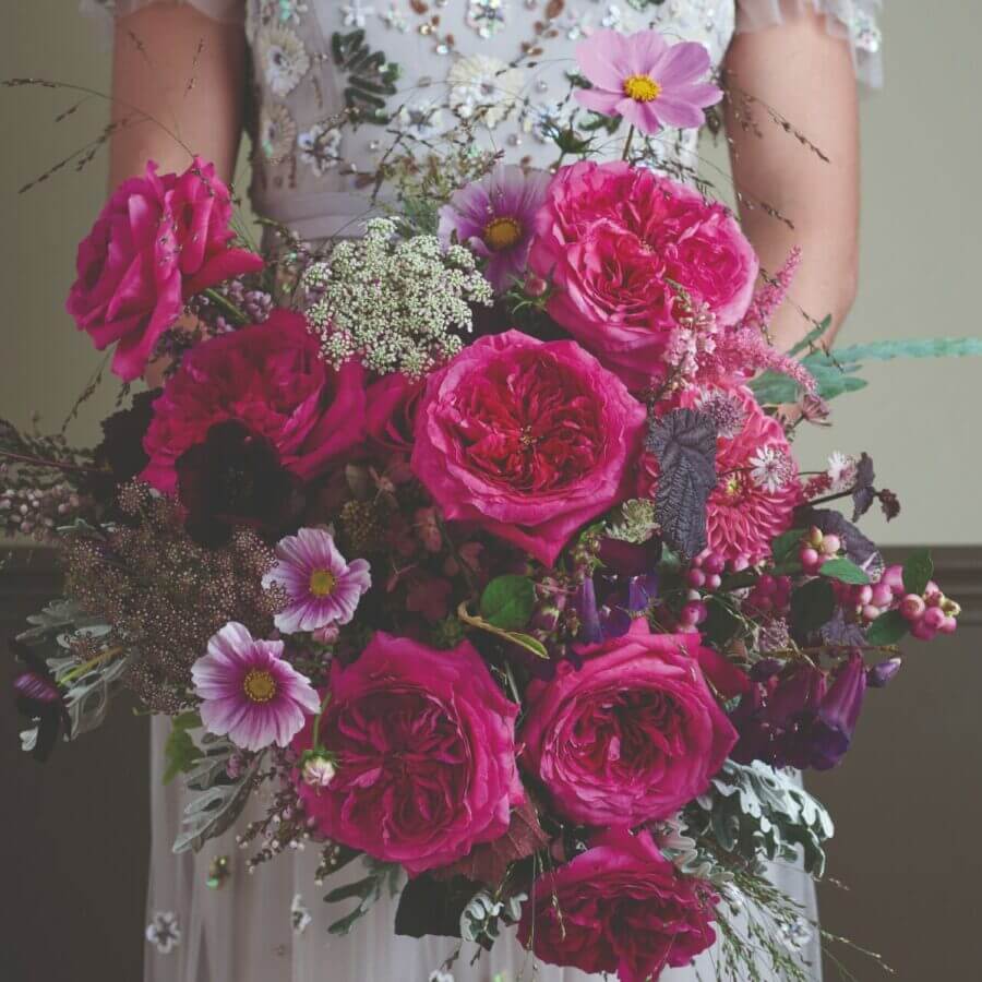 Bouquet featuring Capability David Austin roses
