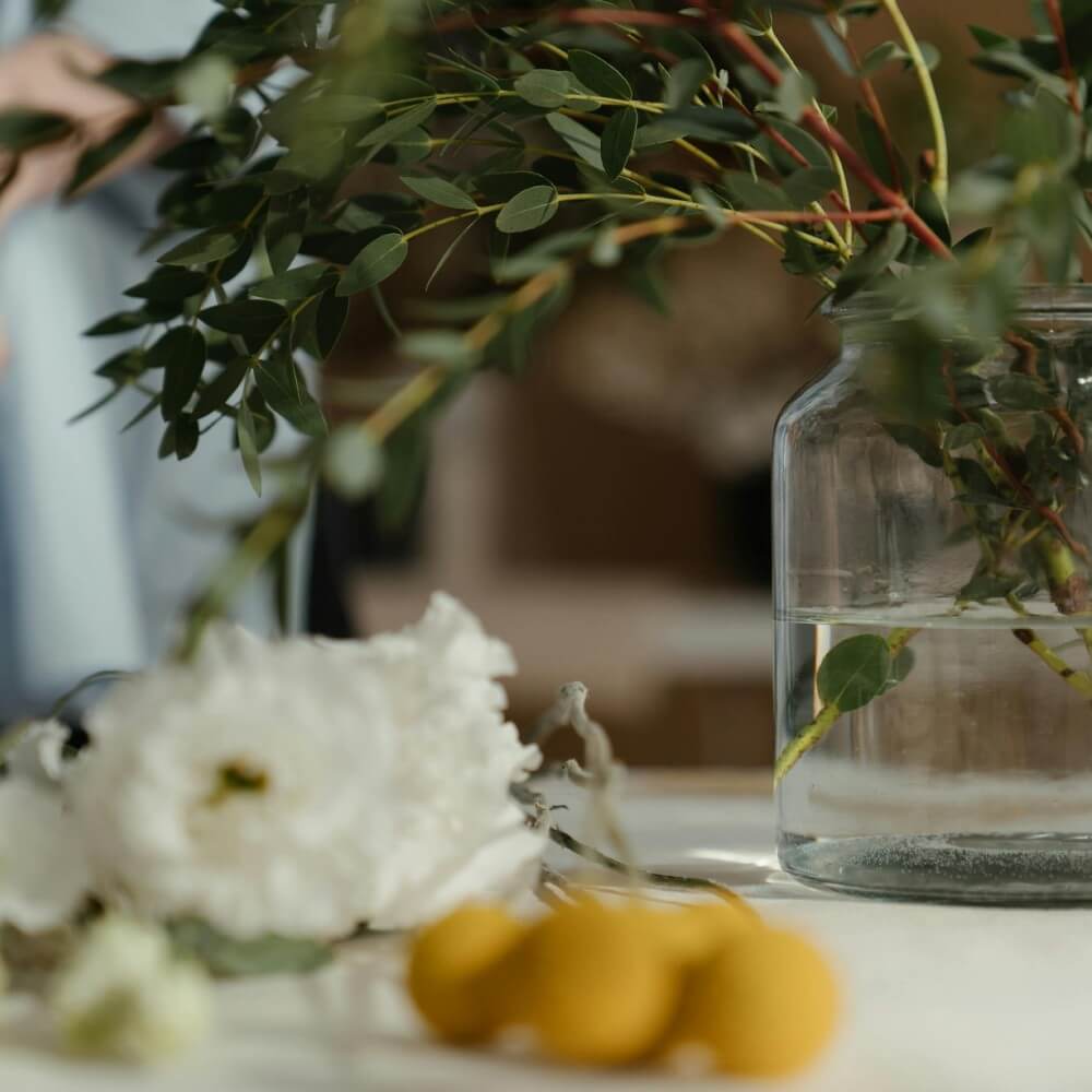 diy lisianthus arrangement