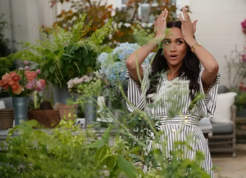 Meghan Markle with Flowers from Fabulous Florals