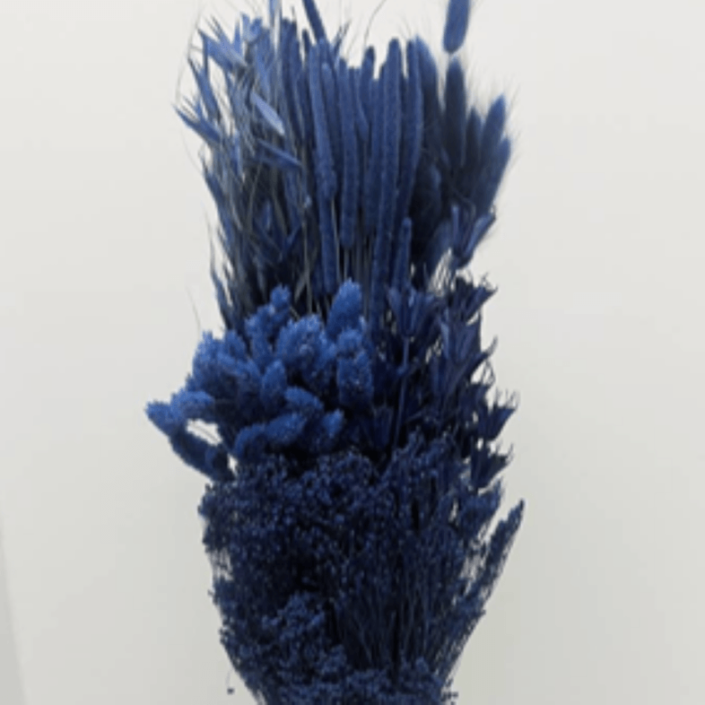 Dried Tonal Bouquet Cobalt Blue