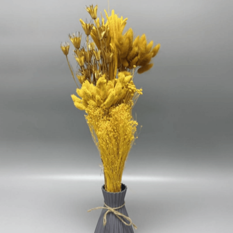 Dried Tonal Bouquet Yellow